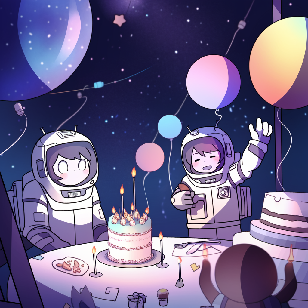 kids birthday party; space adventure